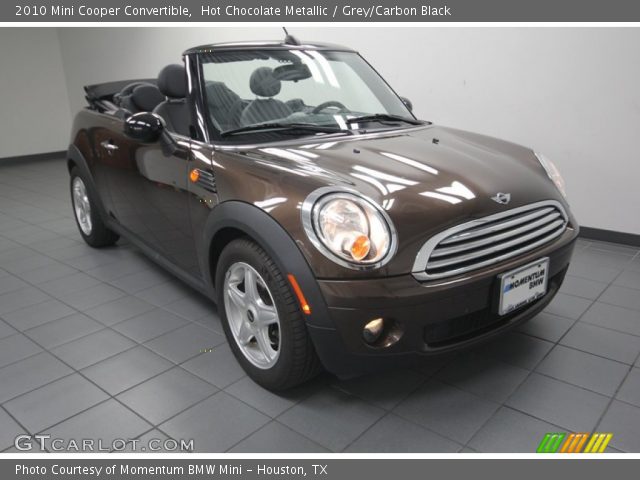 2010 Mini Cooper Convertible in Hot Chocolate Metallic