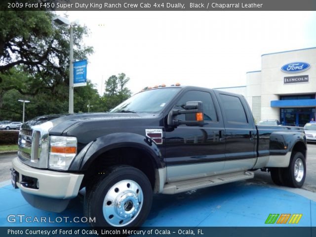2009 Ford F450 Super Duty King Ranch Crew Cab 4x4 Dually in Black