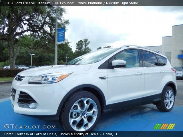 2014 Ford Escape Titanium 2.0L EcoBoost in White Platinum