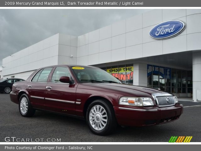 2009 Mercury Grand Marquis LS in Dark Toreador Red Metallic