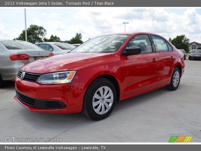 2013 Volkswagen Jetta S Sedan in Tornado Red