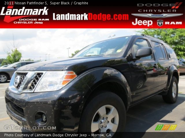 2011 Nissan Pathfinder S in Super Black