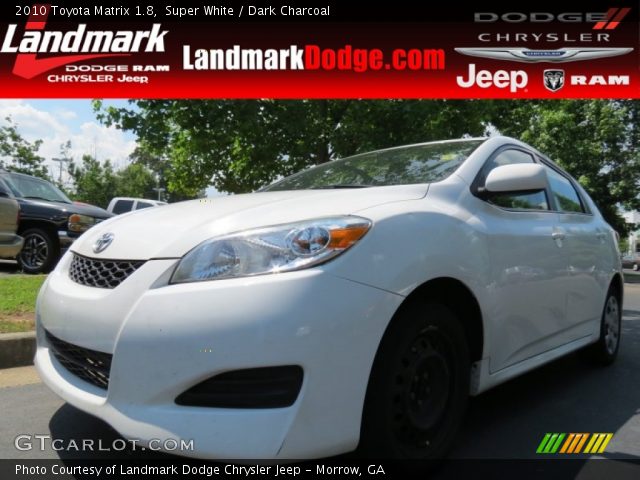 2010 Toyota Matrix 1.8 in Super White