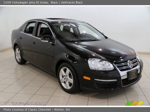 2008 Volkswagen Jetta SE Sedan in Black