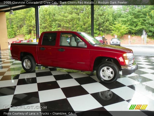 2005 Chevrolet Colorado LS Crew Cab in Dark Cherry Red Metallic