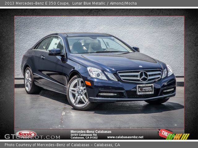 2013 Mercedes-Benz E 350 Coupe in Lunar Blue Metallic