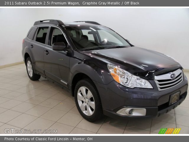 2011 Subaru Outback 2.5i Premium Wagon in Graphite Gray Metallic