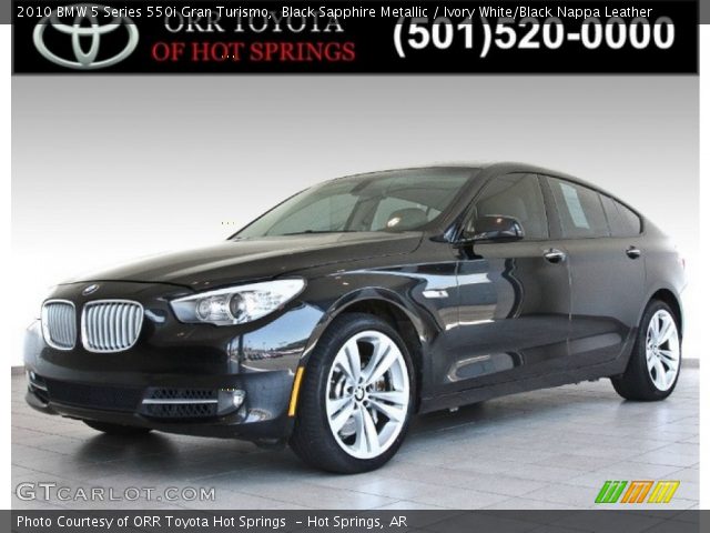 2010 BMW 5 Series 550i Gran Turismo in Black Sapphire Metallic