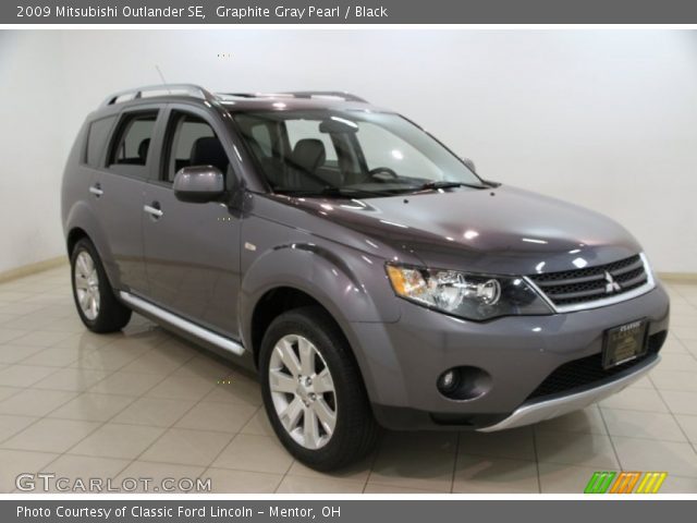 2009 Mitsubishi Outlander SE in Graphite Gray Pearl