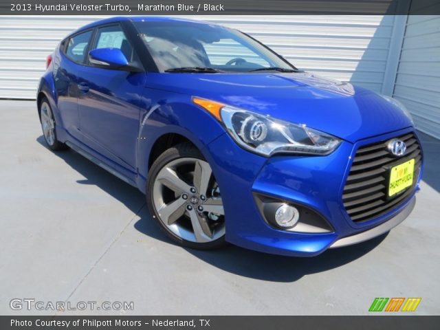2013 Hyundai Veloster Turbo in Marathon Blue