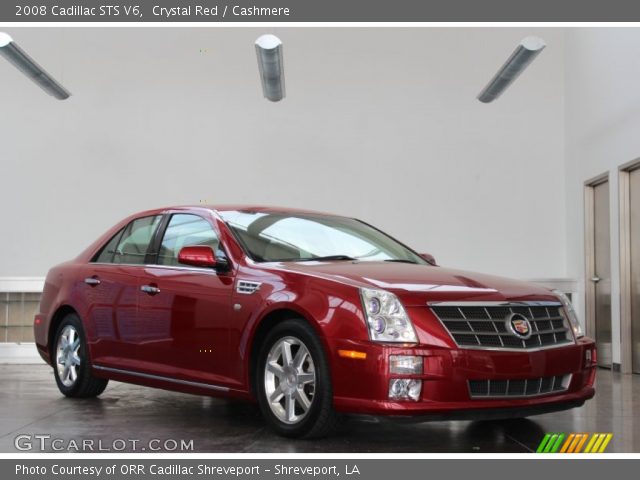 2008 Cadillac STS V6 in Crystal Red