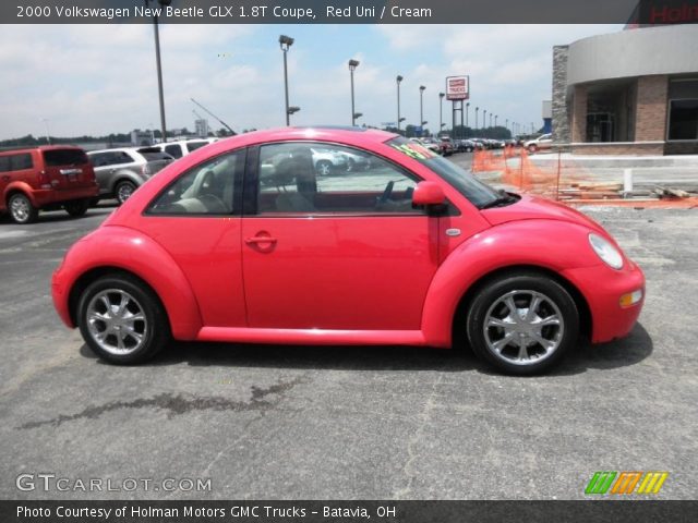 2000 Volkswagen New Beetle GLX 1.8T Coupe in Red Uni