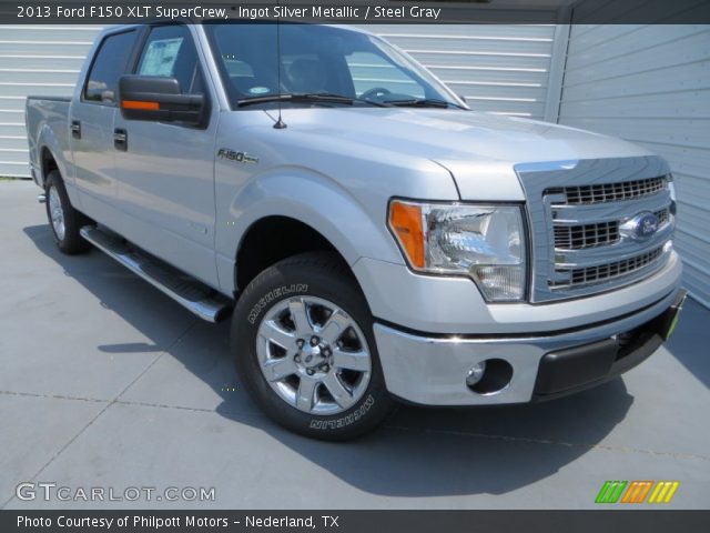 2013 Ford F150 XLT SuperCrew in Ingot Silver Metallic