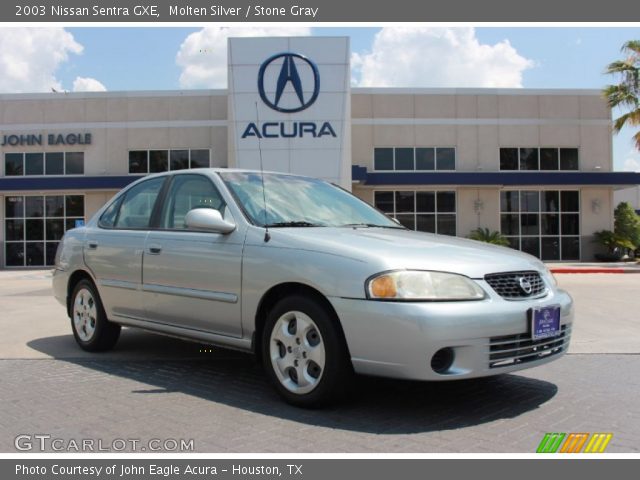2003 Nissan Sentra GXE in Molten Silver