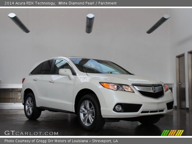 2014 Acura RDX Technology in White Diamond Pearl