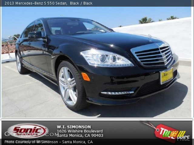 2013 Mercedes-Benz S 550 Sedan in Black