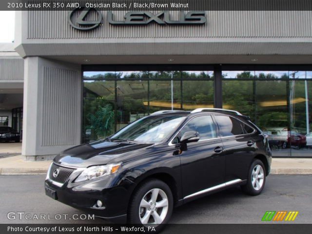 2010 Lexus RX 350 AWD in Obsidian Black