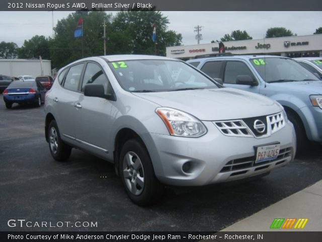 2012 Nissan Rogue S AWD in Brilliant Silver