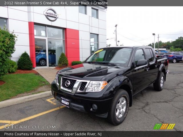 2012 Nissan Frontier S Crew Cab 4x4 in Super Black