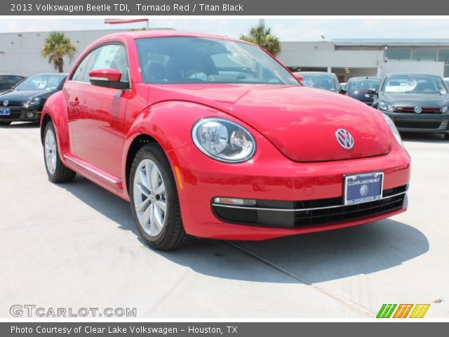 2013 Volkswagen Beetle TDI in Tornado Red