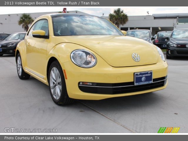 2013 Volkswagen Beetle TDI in Yellow Rush
