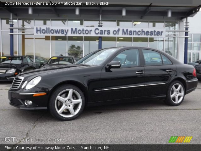 2009 Mercedes-Benz E 350 4Matic Sedan in Black