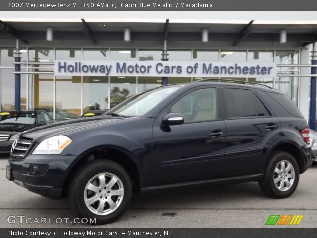 2007 Mercedes-Benz ML 350 4Matic in Capri Blue Metallic