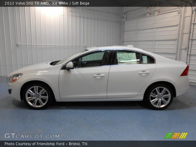 2013 Volvo S60 T6 AWD in Ice White