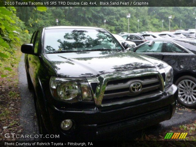 2010 Toyota Tacoma V6 SR5 TRD Double Cab 4x4 in Black Sand Pearl