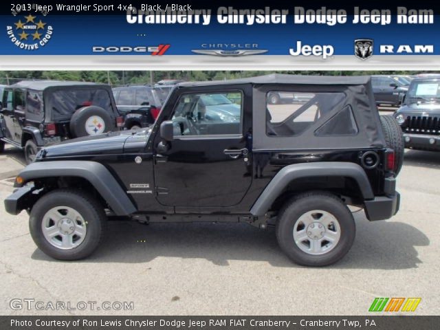 2013 Jeep Wrangler Sport 4x4 in Black