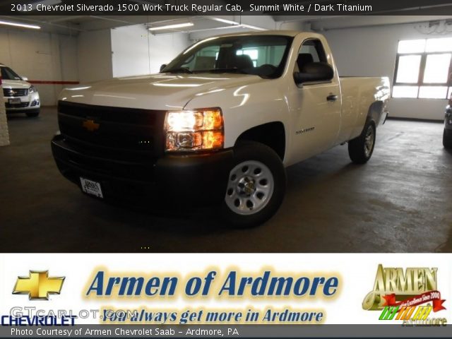 2013 Chevrolet Silverado 1500 Work Truck Regular Cab in Summit White