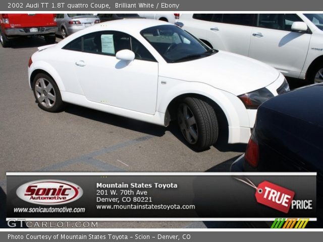 2002 Audi TT 1.8T quattro Coupe in Brilliant White