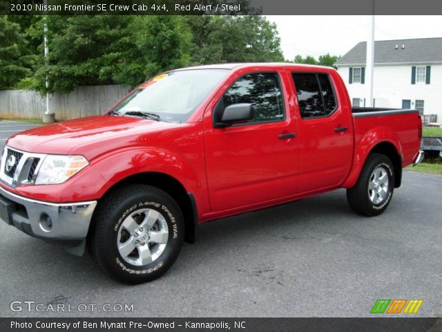 2010 Nissan Frontier SE Crew Cab 4x4 in Red Alert
