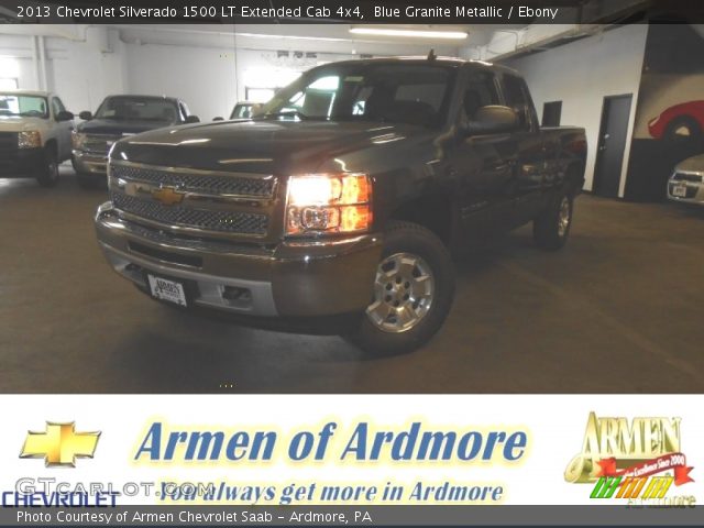 2013 Chevrolet Silverado 1500 LT Extended Cab 4x4 in Blue Granite Metallic