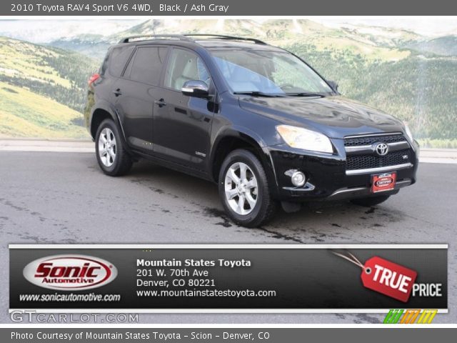 2010 Toyota RAV4 Sport V6 4WD in Black