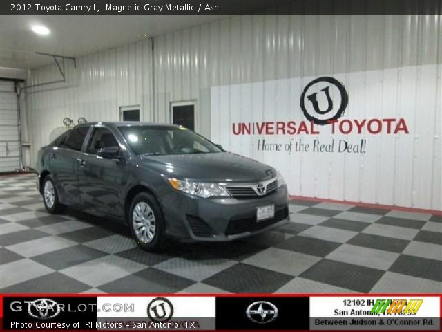 2012 Toyota Camry L in Magnetic Gray Metallic