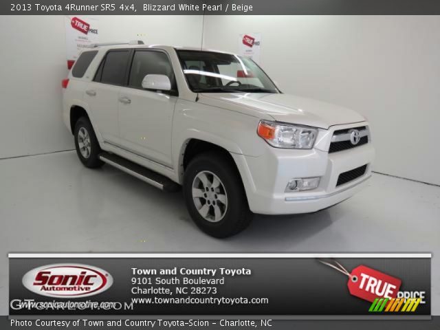 2013 Toyota 4Runner SR5 4x4 in Blizzard White Pearl