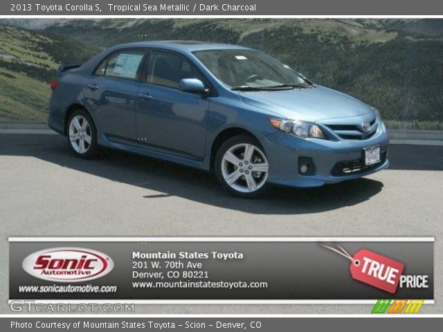 2013 Toyota Corolla S in Tropical Sea Metallic