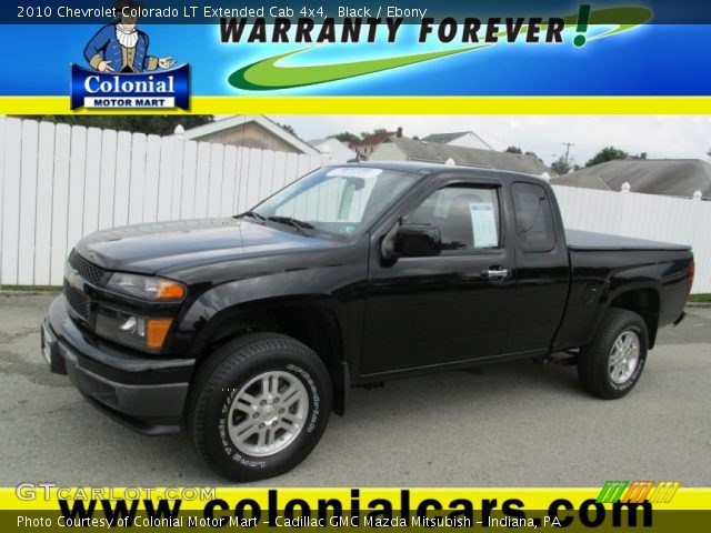 2010 Chevrolet Colorado LT Extended Cab 4x4 in Black