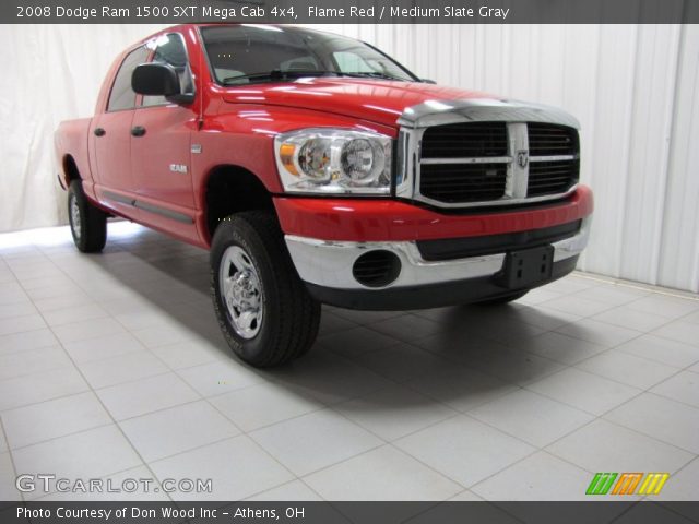 2008 Dodge Ram 1500 SXT Mega Cab 4x4 in Flame Red