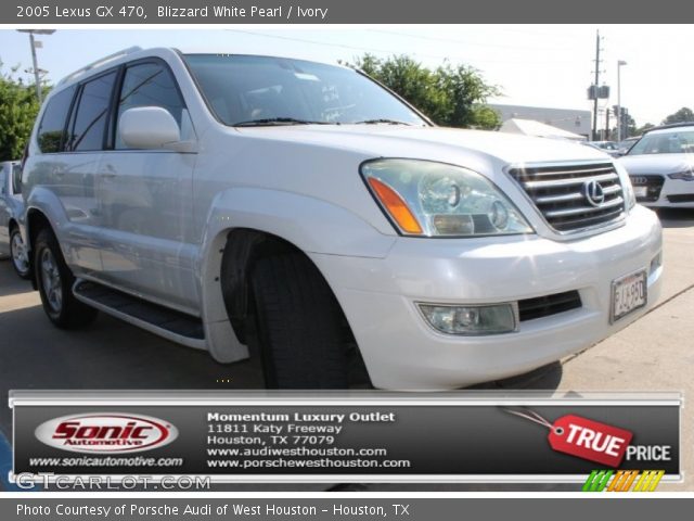 2005 Lexus GX 470 in Blizzard White Pearl