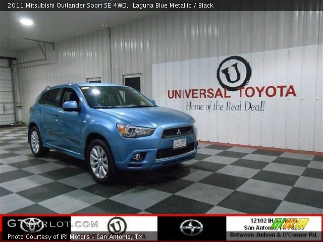2011 Mitsubishi Outlander Sport SE 4WD in Laguna Blue Metallic