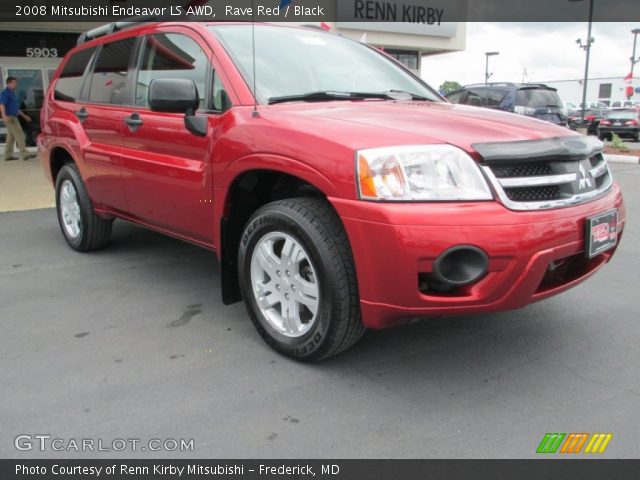 2008 Mitsubishi Endeavor LS AWD in Rave Red
