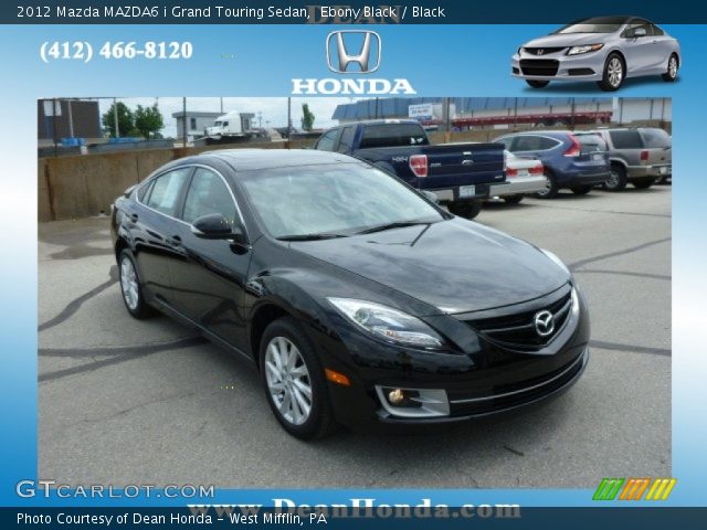 2012 Mazda MAZDA6 i Grand Touring Sedan in Ebony Black