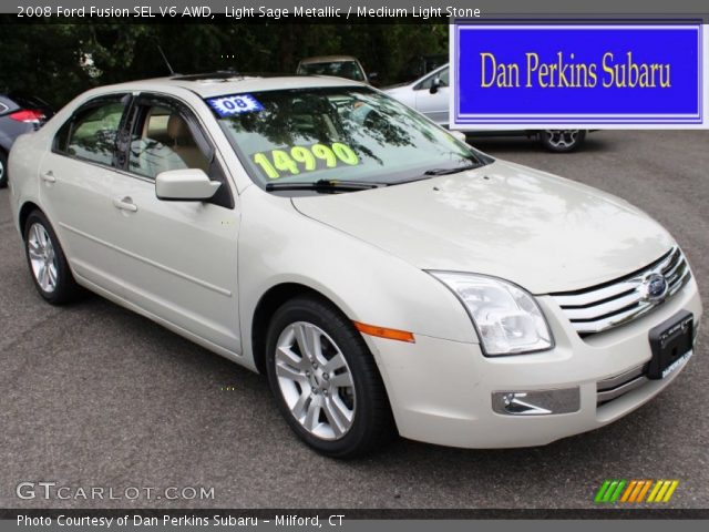 2008 Ford Fusion SEL V6 AWD in Light Sage Metallic