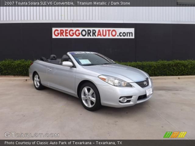 2007 Toyota Solara SLE V6 Convertible in Titanium Metallic