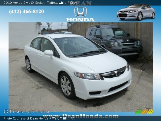 2010 Honda Civic LX Sedan in Taffeta White