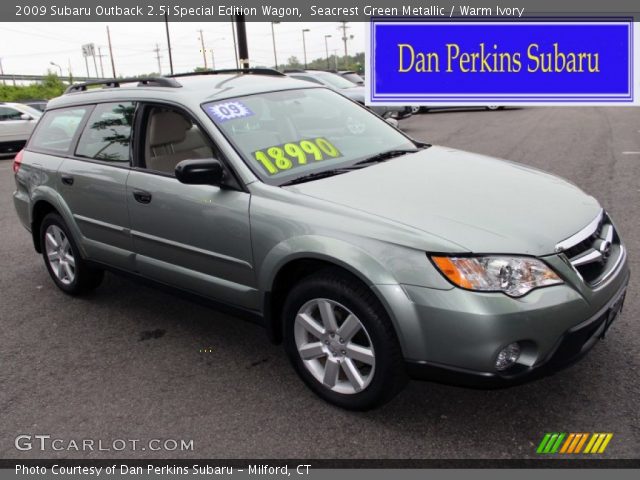 2009 Subaru Outback 2.5i Special Edition Wagon in Seacrest Green Metallic