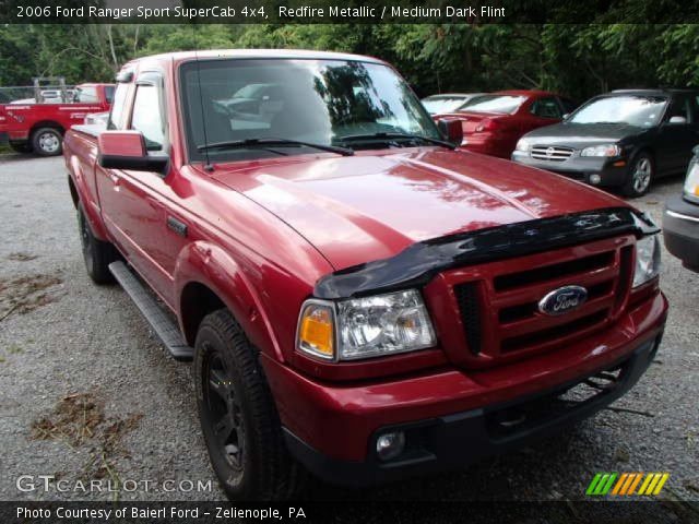 2006 Ford Ranger Sport SuperCab 4x4 in Redfire Metallic