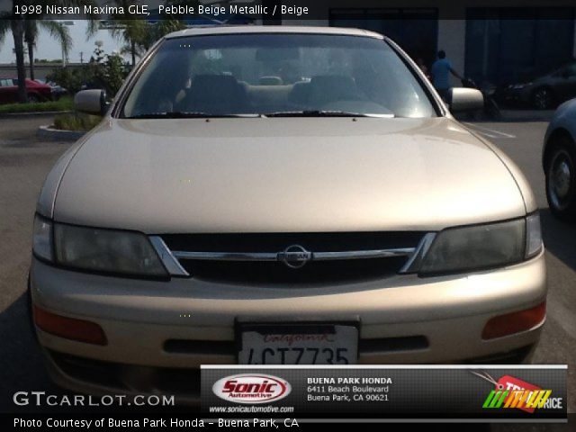 1998 Nissan Maxima GLE in Pebble Beige Metallic